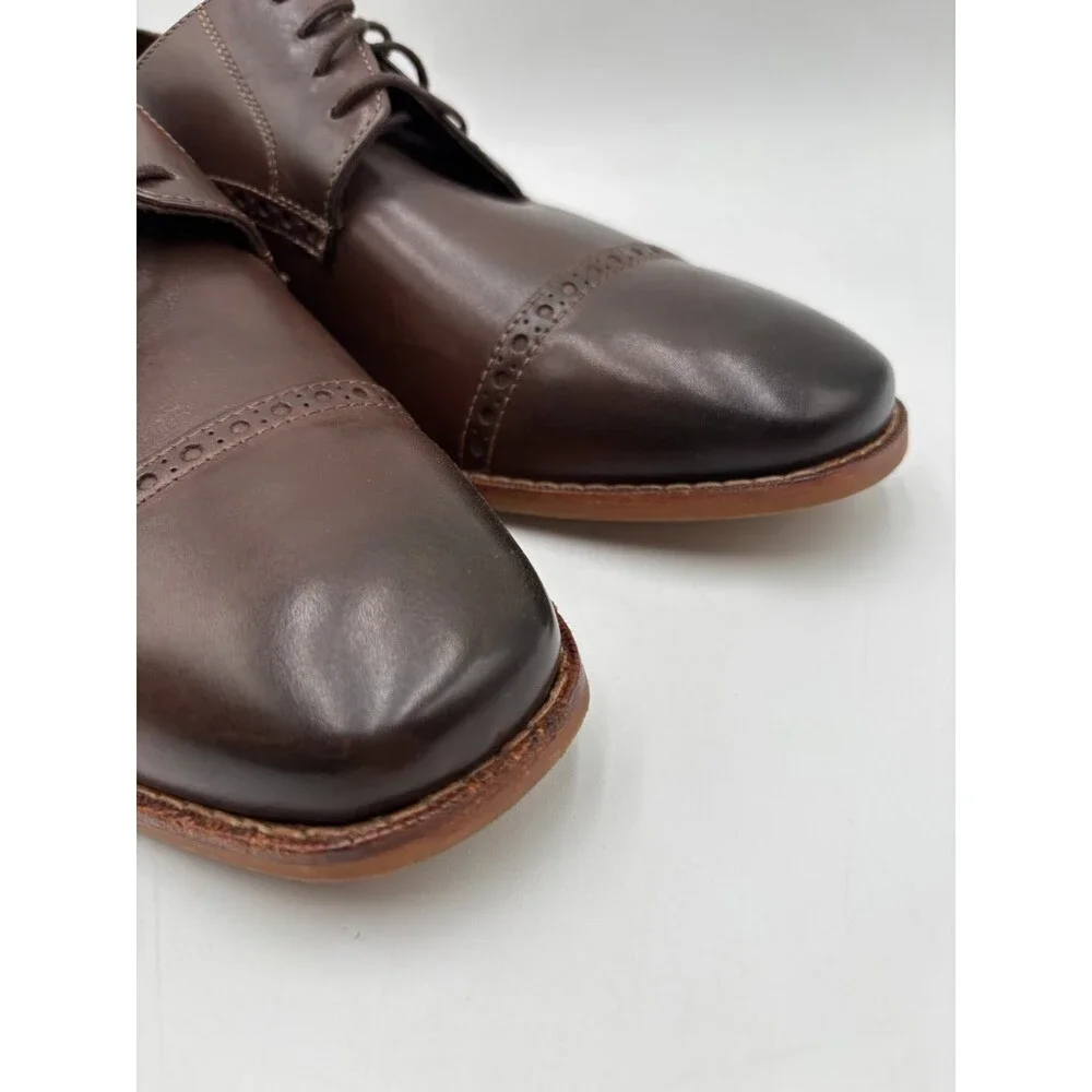 Florsheim CASTELLANO CPOX Men's NEW Leather Oxford Shoe Brown US Size 8 3E
